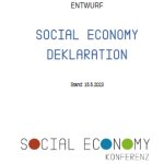 Social Economy Deklration - Entwurf